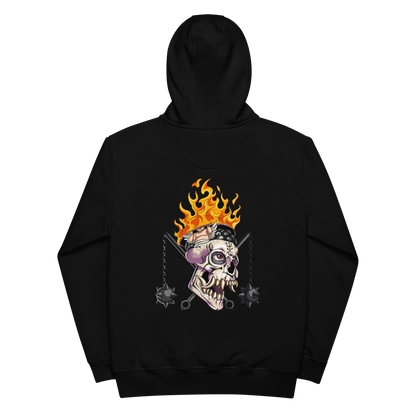 Hashed Skull #0851 Eco Hoodie