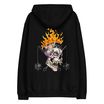 Hashed Skull #0851 Eco Hoodie