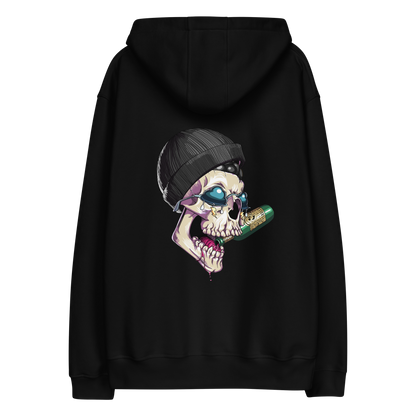 Hashed Skull #0145 Eco Hoodie