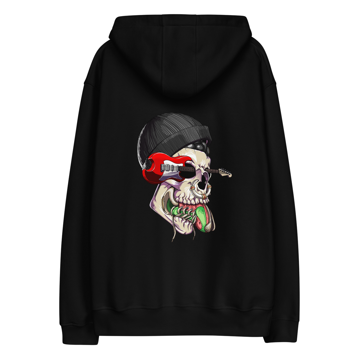 Hashed Skull #0072 Eco Hoodie