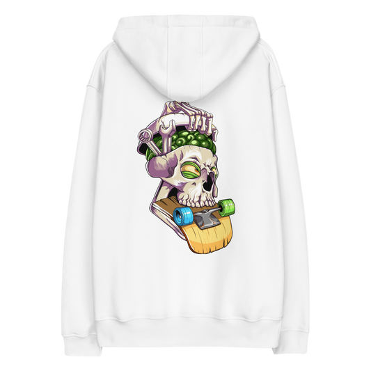 Hashed Skull #0237 Eco Hoodie