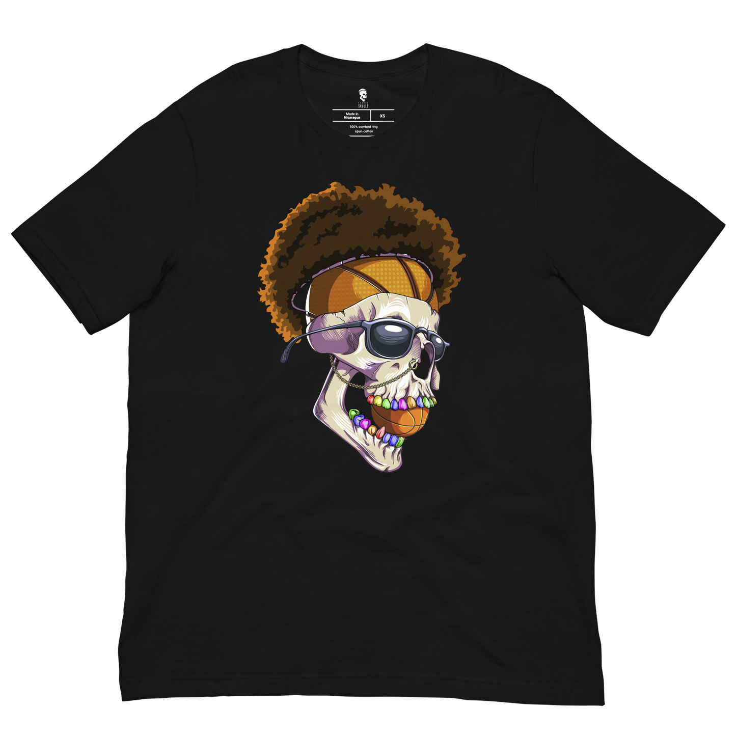 Hahsed Skull #0147 Classic Tee - Black