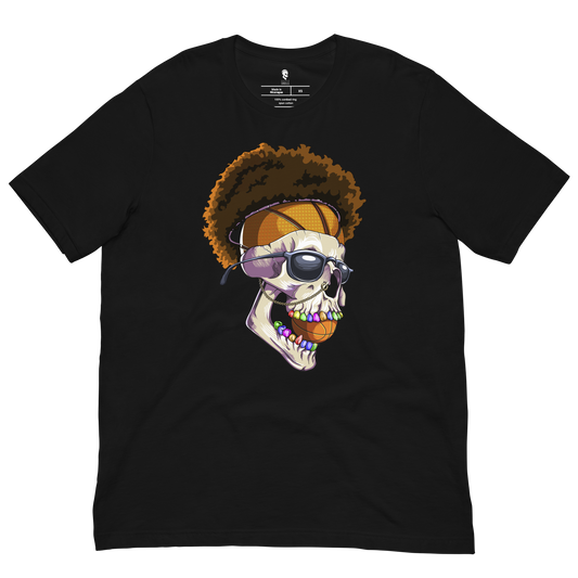 Hahsed Skull #0147 Classic Tee - Black