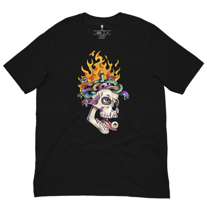 Hashed Skull #0573 Classic Tee